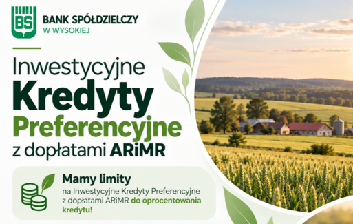 Kredyty preferencyjne ARiMR